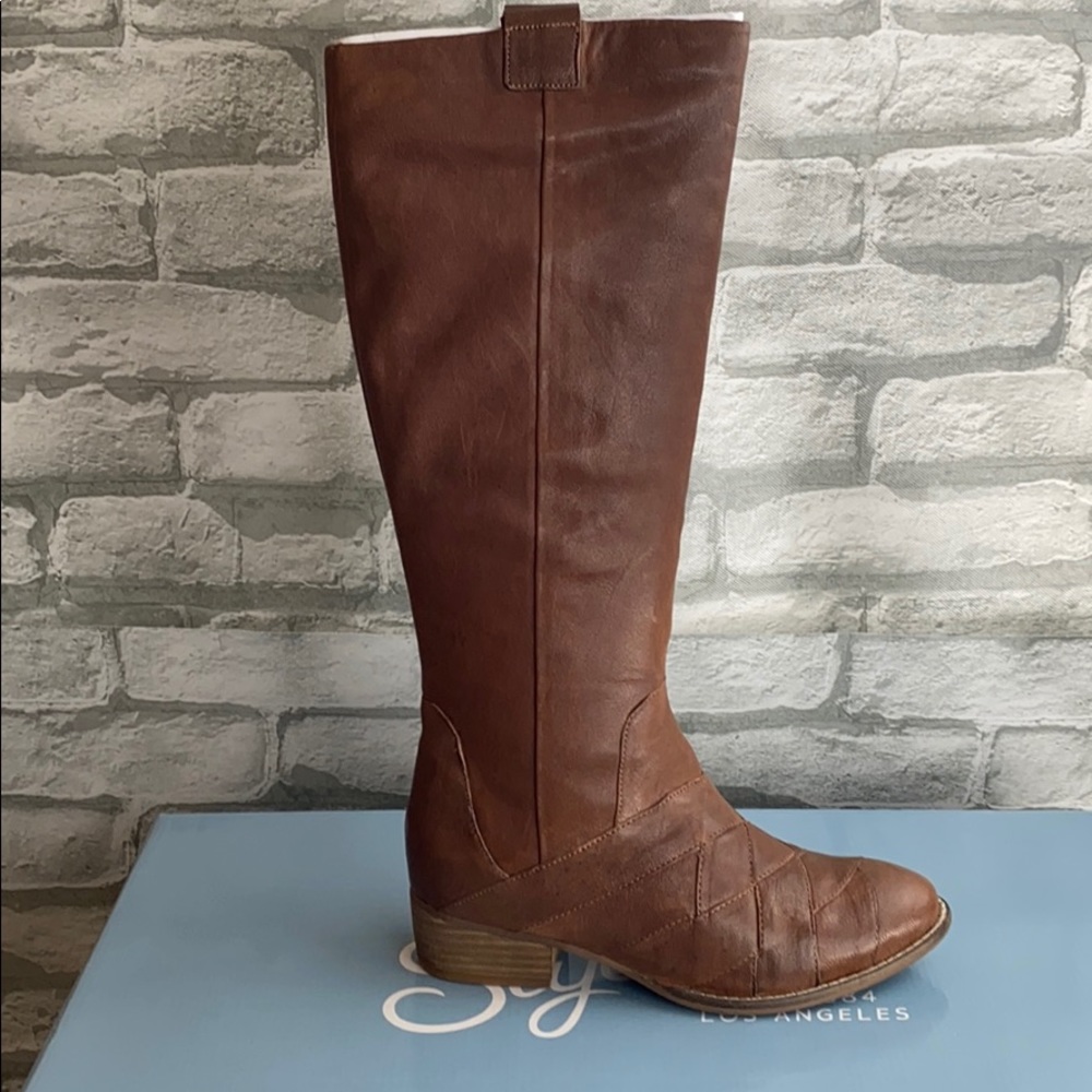 Seychelles Rally Boots Leather Cognac Size 6.5